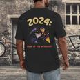 2024 Year Of The Introvert New Year Adventures Men's Back Print T-Shirt 2024 Year Of The Introvert New Year Adventures Men's Back Print T-Shirt