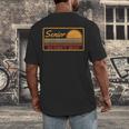 2025 Graduation Highschool Senior Sunset Men's Back Print T-Shirt