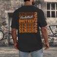 2026 Basketball Senior Brother Graduation Matching Family Men's Back Print T-Shirt