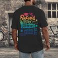 2nd Grade 2021 Graduate Quarantine Second Grade Graduation Men's Back Print T-Shirt