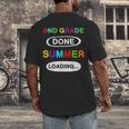2nd Grade Graduation Shirt 2nd Grade Done Summer Loading Men's Back Print T-Shirt