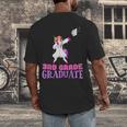 3rd Grade Graduation Unicorn End Of Year Third Men's Back Print T-Shirt