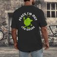 4th Grade Graduation Promotion Peace I'm Out Last Day Men's Back Print T-Shirt