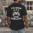 5th Grade Graduation Video Gamer Tee Men's Back Print T-Shirt