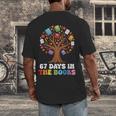 67 Days In The Books Reading Teacher 67th Day Of School Kids Men's Back Print T-Shirt 67 Days In The Books Reading Teacher 67th Day Of School Kids Men's Back Print T-Shirt