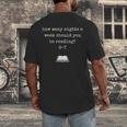 67 Meme Book Lover & Reading Humor Bookworms Slang Men's Back Print T-Shirt