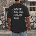 6th Grade Graduation 2025 Elementary Graduation Men's Back Print T-Shirt