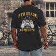 6th Grade Graduation Senior Video Gamer Graduated Men's Back Print T-Shirt
