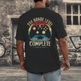 7th Grade Level Complete Gamer Class Of 2025 Graduation Boy Men's Back Print T-Shirt