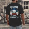 8th Grade Level Complete Graduation Class 2023 Gamer Boys Men's Back Print T-Shirt