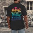 9th Grade Graduate 2021 Graduate Quarantine Ninth Graduation Men's Back Print T-Shirt
