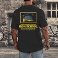 Achievement Unlocked High School Graduation Gamer Men's Back Print T-Shirt