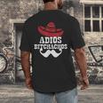 Adios Bitchachos For Graduation Or Cinco De Mayo T-Shirt Men's Back Print T-Shirt