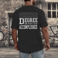 Aerospace Engineering Degree College Graduation T-Shirt Men's Back Print T-Shirt