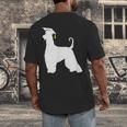 Afghan Hound Graduation Dog Graduate Men Women Kids Men's Back Print T-Shirt