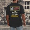 Air Traffic Control Major Student Shirt Graduation Men's Back Print T-Shirt
