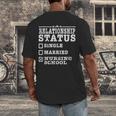 Anti Valentines Day Nursing School Nurse Graduation Shirt Men's Back Print T-Shirt