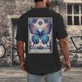 Antisocial Butterfly Introvert Distressed Men's Back Print T-Shirt