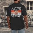Antisocial Not A People Person Socially Selective Introvert Men's Back Print T-Shirt Antisocial Not A People Person Socially Selective Introvert Men's Back Print T-Shirt