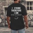 Anxiety Awareness Mental Health Top For Introvert Men's Back Print T-Shirt Anxiety Awareness Mental Health Top For Introvert Men's Back Print T-Shirt