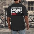Architecture Degree Loading Graduation Student Men's Back Print T-Shirt