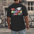My Auntie Did It Aunt Graduation Nurse Doctor Aunt Graduated Men's Back Print T-Shirt