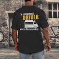 Awesome Bookmobile Driver What's Your Superpower Book Wagon Men's Back Print T-Shirt