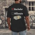 Bachelor Graduation Men's Back Print T-Shirt