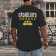Bachelors Degree Graduation Senior Celebration Grad Party Men's Back Print T-Shirt