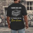 Bar Exam Law School Graduation I Have No Life Men's Back Print T-Shirt