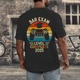 Bar Exam Level Complete 2025 Lawyer Law School Graduation Men's Back Print T-Shirt