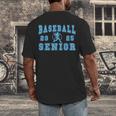 Baseball Senior Night Baseball Senior 2025 Graduation 26 Men's Back Print T-Shirt