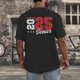 Basketball Senior Night Basketball Senior 2025 Graduation 79 Men's Back Print T-Shirt