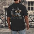 You Bet Giraffe I Graduated Graduation Gift Men's Back Print T-Shirt