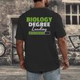 Biology Degree Loading Graduation Student Teacher Biologist Men's Back Print T-Shirt