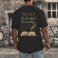 And Booked Afro Literary Pride Book Club Culture Men's Back Print T-Shirt And Booked Afro Literary Pride Book Club Culture Men's Back Print T-Shirt