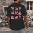 All Booked For Valentine Book Teacher Kids Girls Boys Men's Back Print T-Shirt All Booked For Valentine Book Teacher Kids Girls Boys Men's Back Print T-Shirt