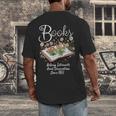 Books That Help Introverts Since 1454 Conversations Men's Back Print T-Shirt