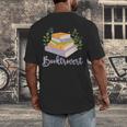 Booktrovert Bookworm Introvert Bibliophile Booktrovert Men's Back Print T-Shirt Booktrovert Bookworm Introvert Bibliophile Booktrovert Men's Back Print T-Shirt