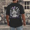 Border Collie Dog Lover Cute Anime School Graduation Men Women Kids Men's Back Print T-Shirt