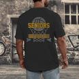 Boys Basketball Senior Class Of 2021 Teenage Graduation Men's Back Print T-Shirt