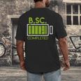 Bsc Completed Bachelor Of Science Graduation 2025 Men's Back Print T-Shirt