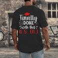 BSN Bachelor Of Science In Nursing Graduation Men's Back Print T-Shirt
