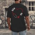 BSN RN Nurse Graduation Nursing Essentials BSN Nurses Men's Back Print T-Shirt