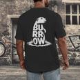 Burrow Prairie Dog Word Art Introvert Nature Retreat Men Women Kids Men's Back Print T-Shirt