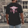 Caduceus Shirt Occupational Therapist Assistant Graduation Men's Back Print T-Shirt