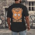 Cat Lover Antisocial Too Close Introvert People Hater Men's Back Print T-Shirt Cat Lover Antisocial Too Close Introvert People Hater Men's Back Print T-Shirt