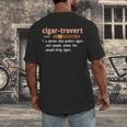 Cigar-Trovert Cigar Smoking Humor Definition Introvert Men's Back Print T-Shirt Cigar-Trovert Cigar Smoking Humor Definition Introvert Men's Back Print T-Shirt