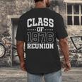 Class Of 1976 Reunion 50 Years Alumni Graduation High School Men's Back Print T-Shirt