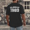 Class Of 1989 89 School Tee Shirt Graduation Class Party Men's Back Print T-Shirt